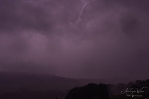 Thunderstorm above Gruyère's countryside, June 2021