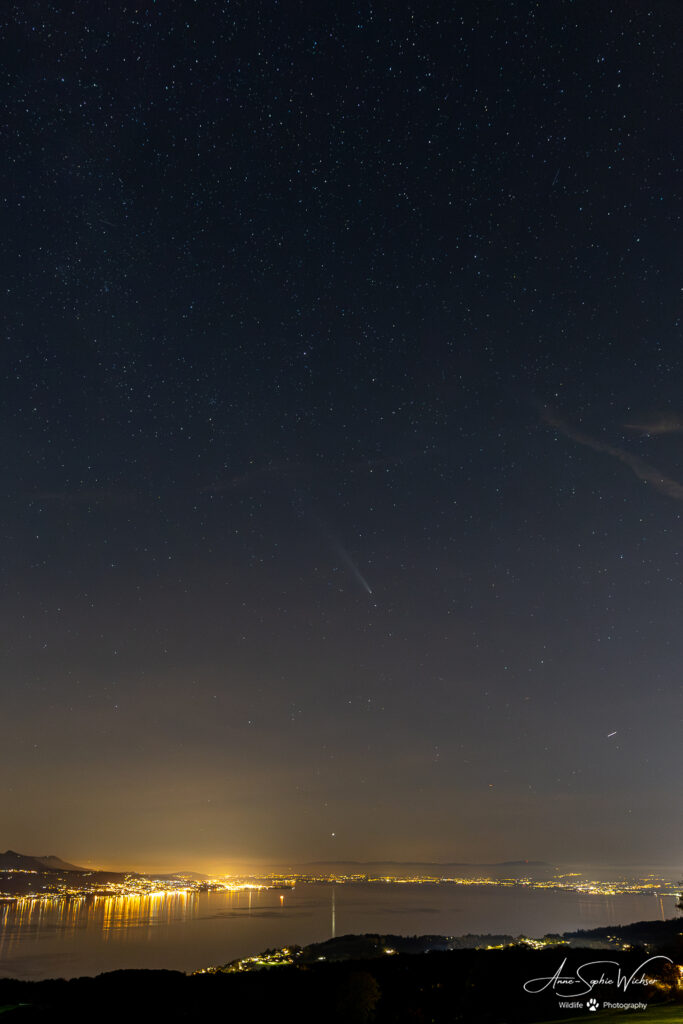 La comète Tsuchinshan-Atlas, très brillante au début, était de passage cet automne (octobre 2024)
