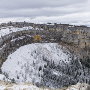 Postcard - Winter Creux-du-Van - Anne-Sophie Wichser Wildlife Photography