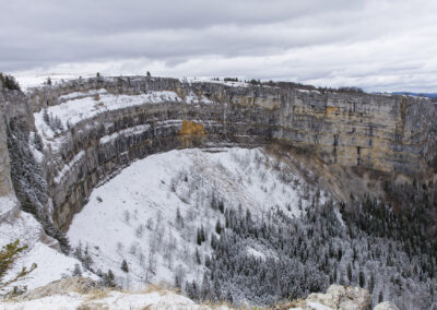 Postcard - Winter Creux-du-Van - Anne-Sophie Wichser Wildlife Photography