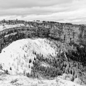 Black & White Unlimited Print - Creux-du-Van 1