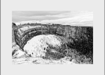 Tirage illimité noir et blanc - Creux-du-Van 1