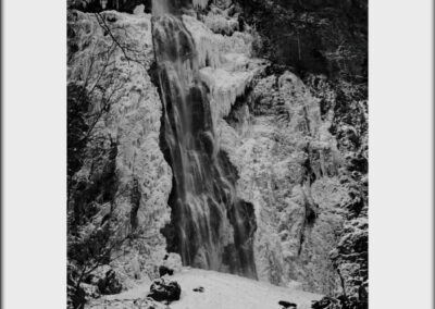 Black & White Unlimited Print - Waterfall 1