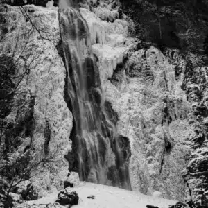 Black & White Unlimited Print - Waterfall 1